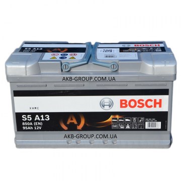 BOSCH S5 A13 AGM 95Аh 850A  Start-Stop 